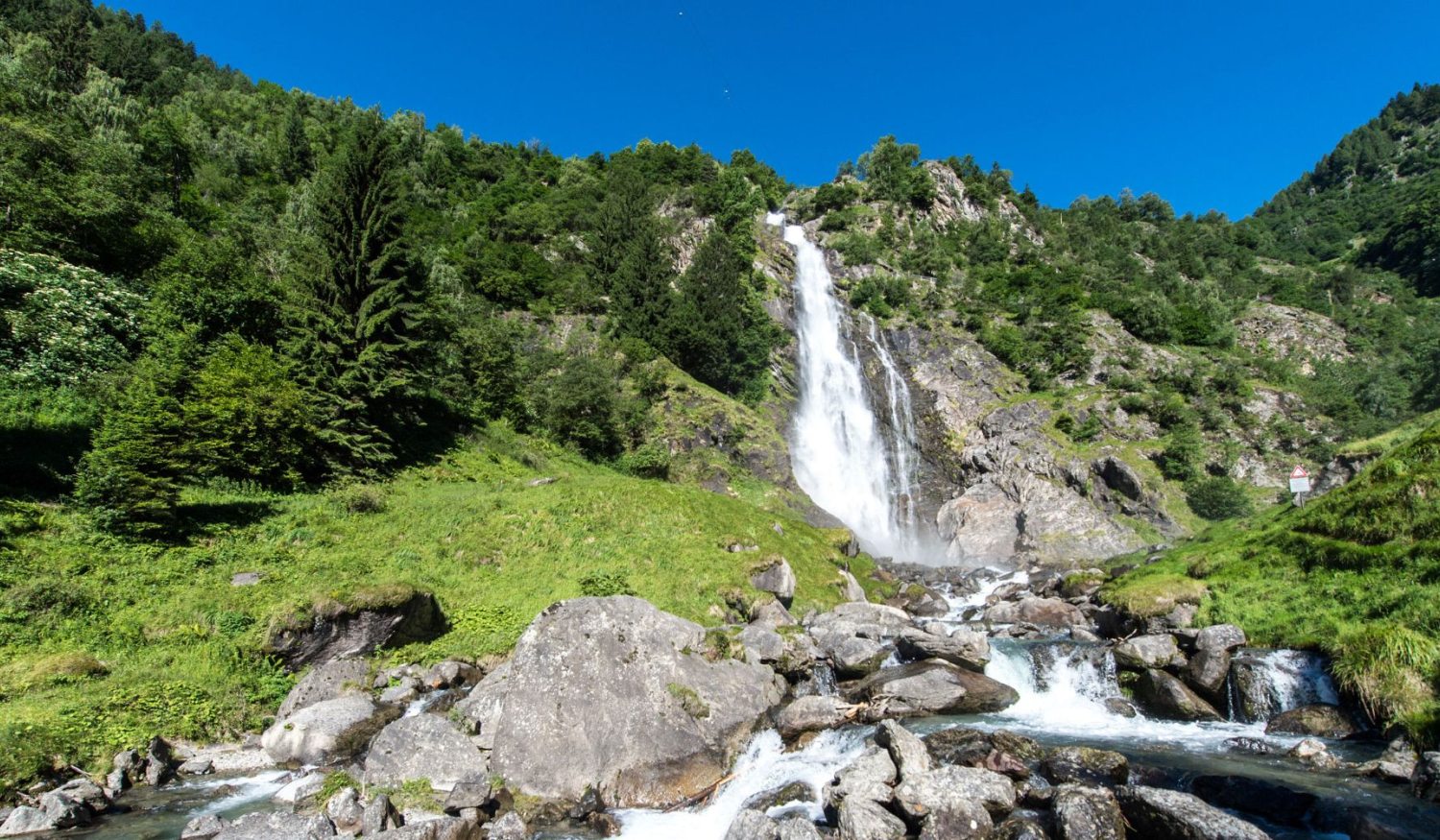 Waterfall at Partschins